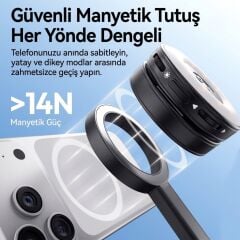 Ulanzi SK-21 180cm Manyetik Auto-Open Selfie Monopod Tripod Siyah
