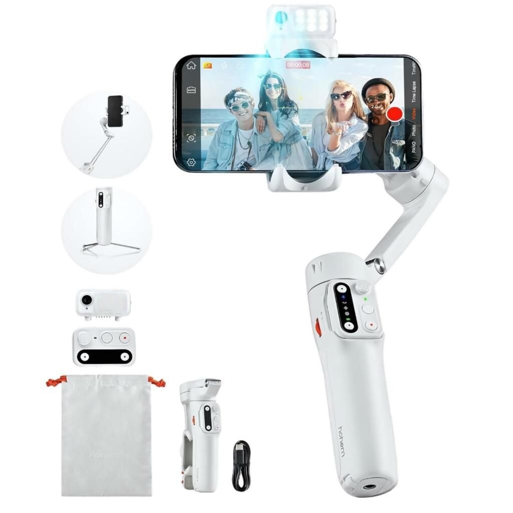 Hohem iSteady V3 AI Tracker Gimbal (Beyaz) - Demo