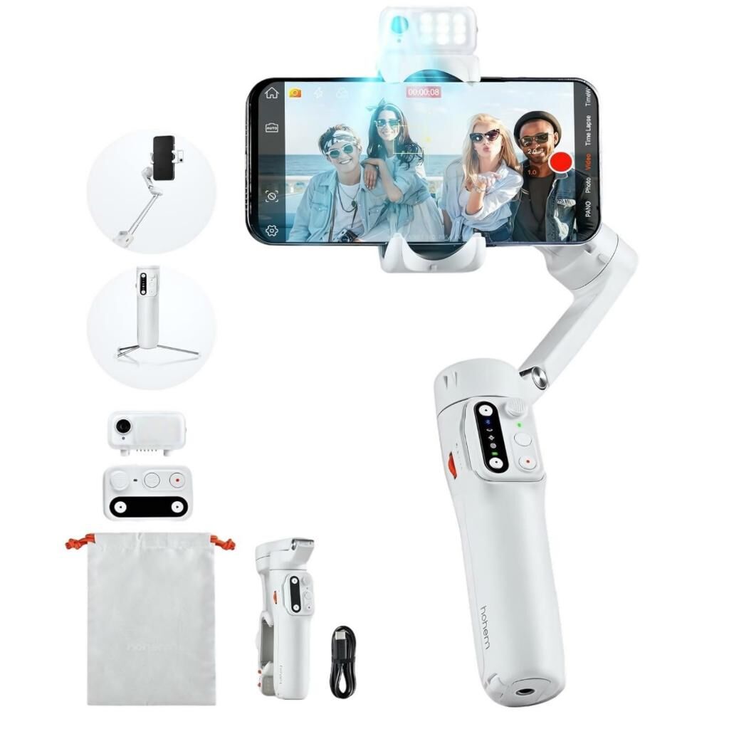 Hohem iSteady V3 AI Tracker Gimbal (Beyaz) - Demo