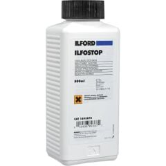 Ilford Ilfostop Stop Bath 500ml Siyah Beyaz Film/Kart Durdurma Banyosu