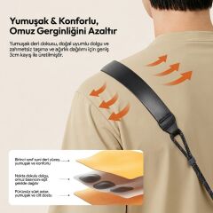 Ulanzi CSS2 U-Snap Lite Kamera Omuz Askısı Frost Green Yeşil