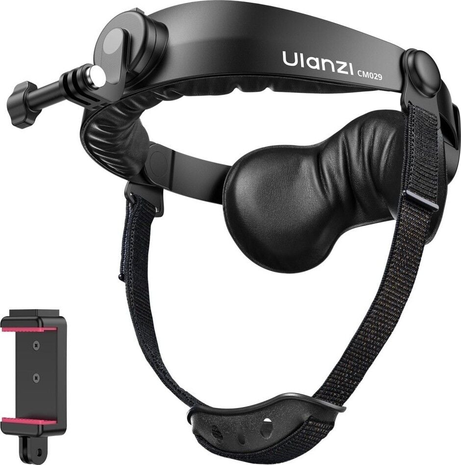 Ulanzi CM029 Ayarlanabilir Aksiyon Kamera ve Telefon Head Mount POV Çekim Sistemi