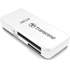 Transcend RDF5 USB 3.1 Gen1 SD/MicroSD Kart Okuyucu (Beyaz)
