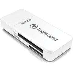 Transcend RDF5 USB 3.1 Gen1 SD/MicroSD Kart Okuyucu (Beyaz)