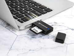 Transcend RDF5 USB 3.1 Gen1 SD/MicroSD Kart Okuyucu (Beyaz)