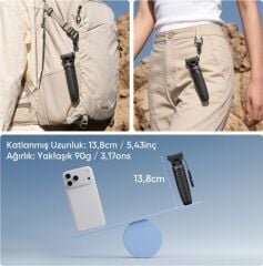 Ulanzi MT99 Manyetik Mini Tripod Selfie Çubuğu Action 6 ve Nano Uyumlu