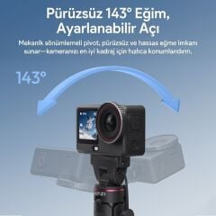 Ulanzi MT99 Manyetik Mini Tripod Selfie Çubuğu Action 6 ve Nano Uyumlu