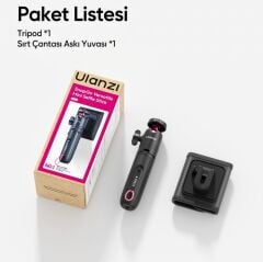 Ulanzi MT55 SnapGo 4 in 1 Mini Selfie Stick Tripod Telefon ve Aksiyon Kamera Uyumlu