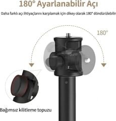 Ulanzi MT-79 2m Alüminyum Hızlı Açılır Tripod Işık Standı ve Işık Ayağı