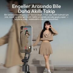 Ulanzi TT23M AI Otomatik Takip Manyetik Telefon Selfie Stick Tripod