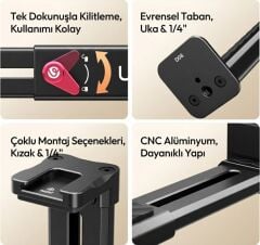 Ulanzi CA15 OneLock Tablet Tutucu Tripod Aparatı