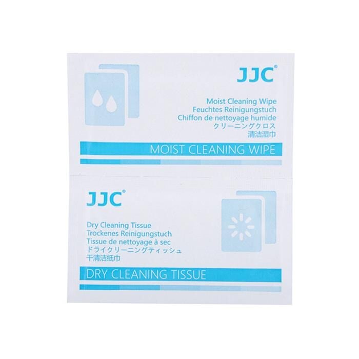 JJC CL-T5 Islak & Kuru Lens Temizleme Mendili (10'luk Paket)