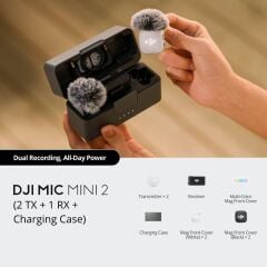 DJI Mic Mini 2 (2 TX + 1 Mobile RX + Charging Case)
