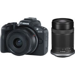 Canon EOS R50 18-45mm 55-210mm Kit (Siyah)