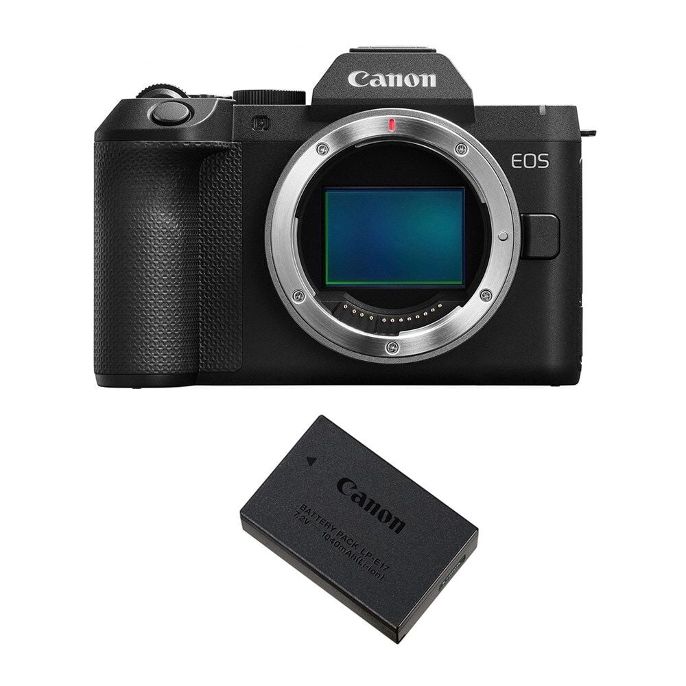 Canon EOS R8 Mark II Gövde + LP-E17 Pil Set