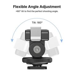 Ulanzi CA22 DJI Osmo Action 3/4 İçin Cold Shoe Adaptörü