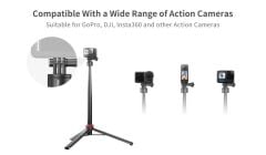 Ulanzi Go-Quick II Aksiyon Kamera Uzatılabilir Tripod Monopod