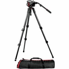 Manfrotto 504HD,535K Carbon Fiber Video Tripod Kiti