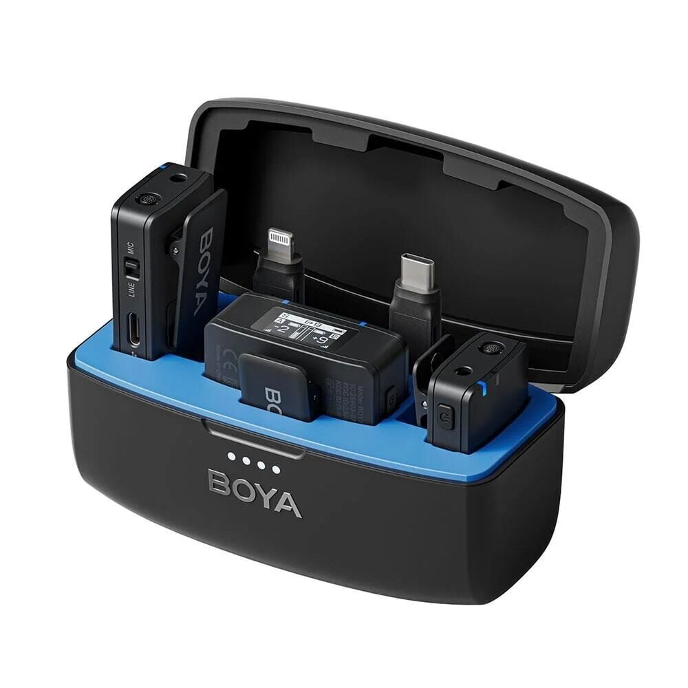 Boya Boyamic All-in-One Kablosuz İkili Kayıt Yaka Mikrofonu