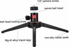 Kingjoy KT-100+BD-0 Masa Üstü Tripod
