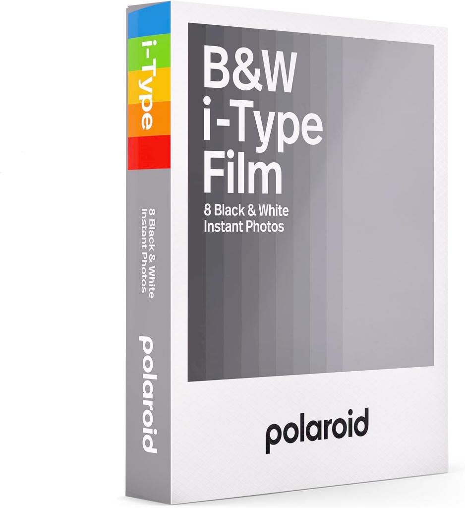 Polaroid B&W i-Type Instant Film 8 Poz (Ürt: 12-2024)
