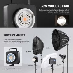 Neewer Q4 400W TTL Akülü Paraflaş + QPRO-S Tetikleyici Set (Sony)