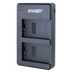 Sanger LP-E12 Canon İkili USB Şarj Cihazı (Fiş Adaptörü Hariç)