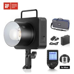Neewer Q4 400W TTL Akülü Paraflaş + QPRO-N Tetikleyici (Nikon)