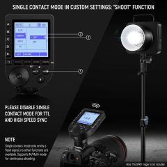 Neewer Q4 400W TTL Akülü Paraflaş + QPRO-N Tetikleyici (Nikon)