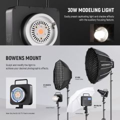 Neewer Q4 400W TTL Akülü Paraflaş + QPRO-N Tetikleyici (Nikon)