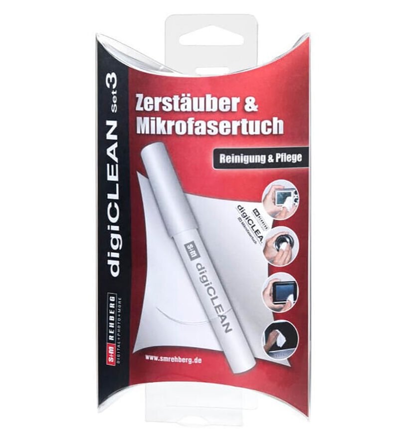 S+M Rehberg Yıkanabilir Mikrofiber Temizlik Bezi (Vileda) + 50ml Optik Sprey