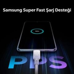 Spigen PowerArc 45W USB-C Hızlı Şarj Aleti + Örgü USB-C Kablo (ACH02589)