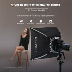 Neewer CRB1 Tepeflaşı için Bowens Dönüştürücü