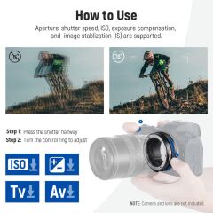 Neewer EF-EOSR Canon EF - RF AF Lens Adaptörü