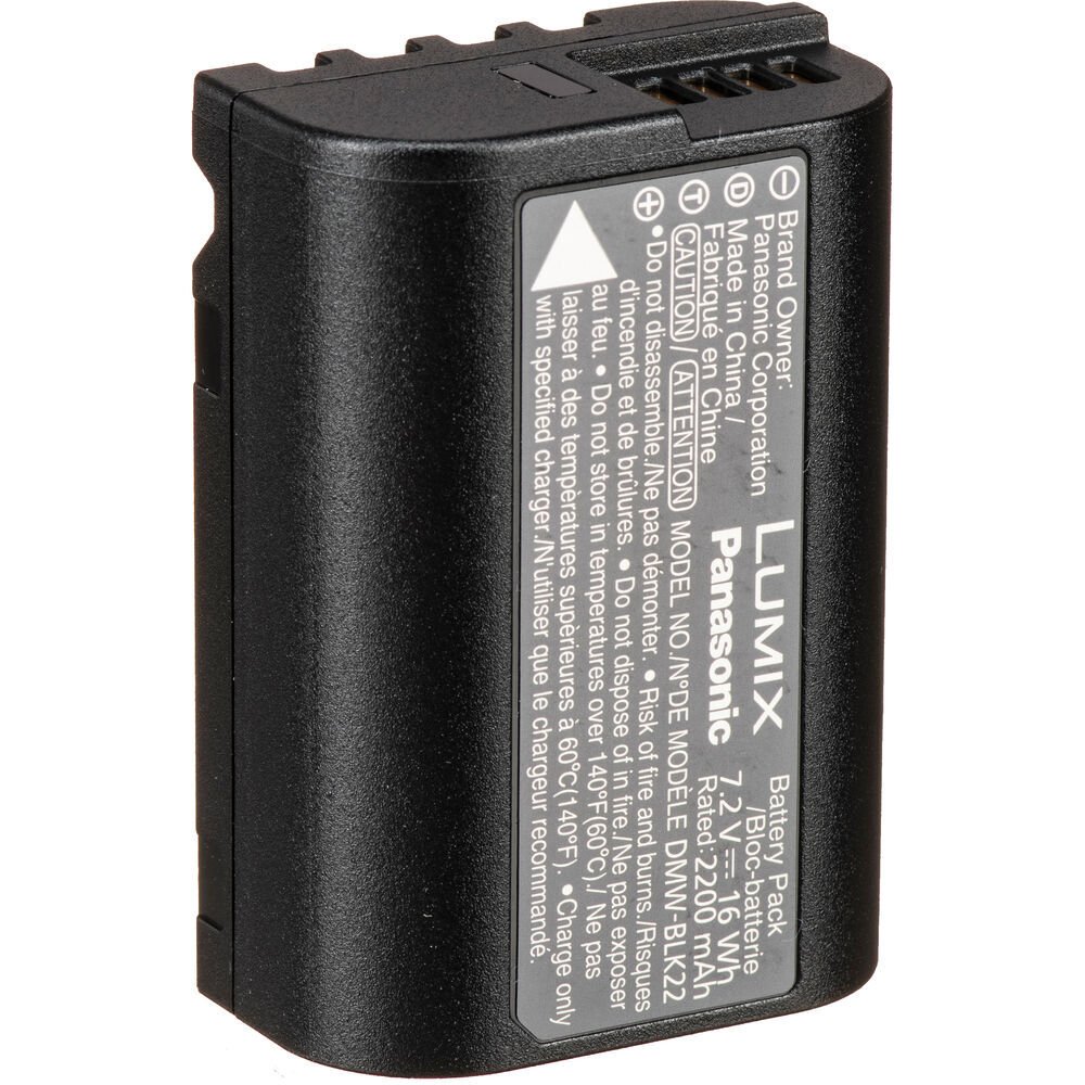 Panasonic DMW-BLK22 7.2V, 2200mAh Li-Ion Batarya