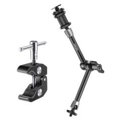 Neewer ST-20 11'' 28cm  1/4'' Vidalı Magic Arm & Yengeç Clamp
