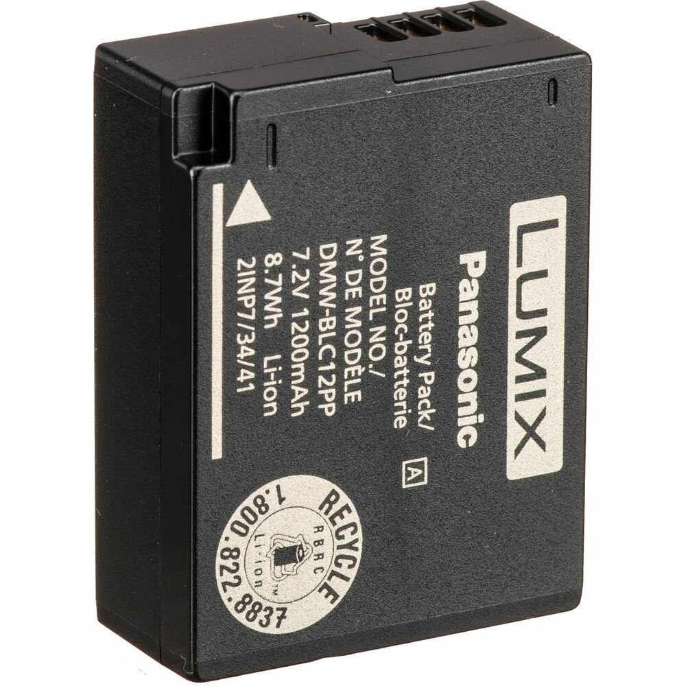 Panasonic DMW-BLC12 7.2V 1200mAh Li-Ion Batarya