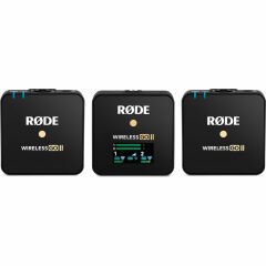 Rode Wireless Go II 2 Konuşmacılı Kablosuz Mikrofon (Siyah)