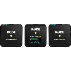 Rode Wireless Go II 2 Konuşmacılı Kablosuz Mikrofon (Siyah)
