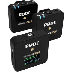 Rode Wireless Go II 2 Konuşmacılı Kablosuz Mikrofon (Siyah)