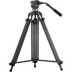 Jieyang 0606B 185cm Profesyonel Video Tripod