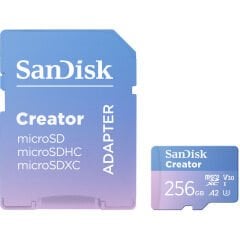 Sandisk 256GB Creator microSD Kart