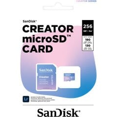 Sandisk 256GB Creator microSD Kart