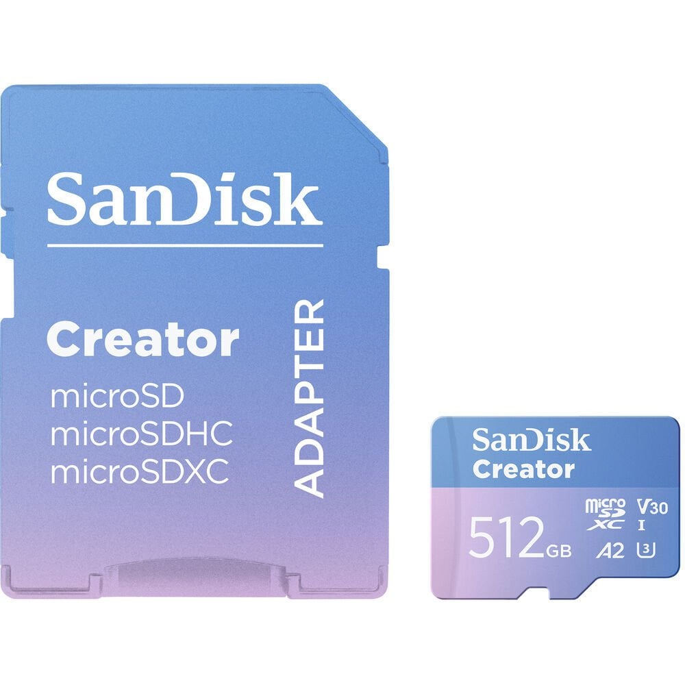 Sandisk 512GB Creator microSD Kart
