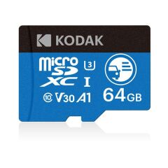 Kodak 64GB UHS-I U3/V30/A1 Araç Kamerası için MicroSD Kart KD360
