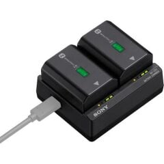 Sony BC-ZD1 İkili NP-FZ100 Şarj Cihazı (Adaptör ve USB-C Kablo Hariç)