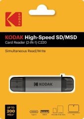 Kodak C220 High Speed SD/MSD Kart Okuyucu 2in1