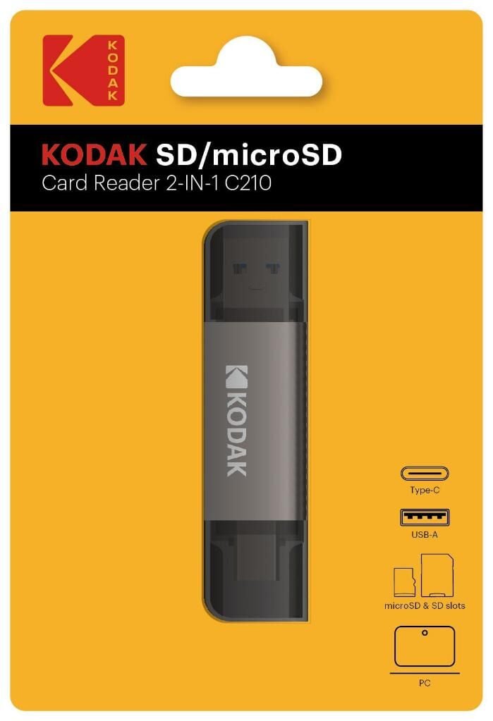 Kodak C210 SD/microSD Kart Okuyucu 2in1