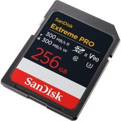 Sandisk 256 SDXC Extreme Pro 300MB/s UHS-II V90 Kart