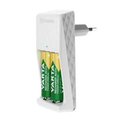 Varta 57656 Mini Charger Şarj Cihazı + 2100mAh Şarjlı Pil